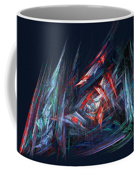  Coffee Mug featuring the digital art Dire Portent by Rein Nomm