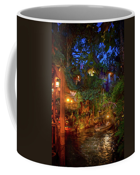 Disney Coffee Mug featuring the photograph Disney Jungle Cruise by Mark Andrew Thomas
