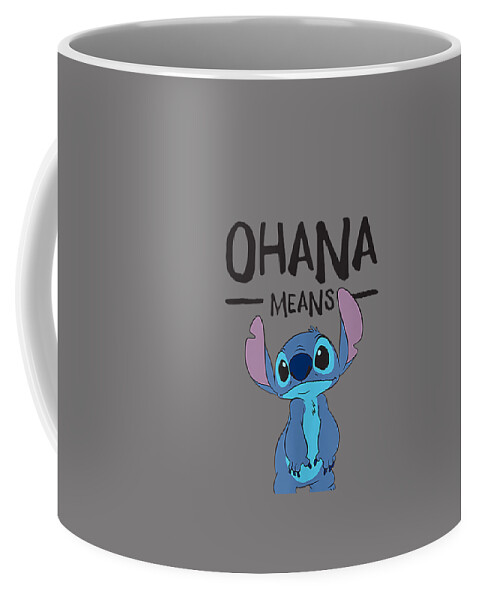Disney Lilo and Stitch Ohana Means Family Coffee Mug by Zohane Breag - Fine  Art America