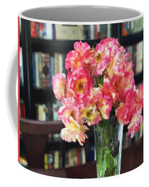 Roses Coffee Mug featuring the photograph Disney Rose Bouquet by Brian Watt