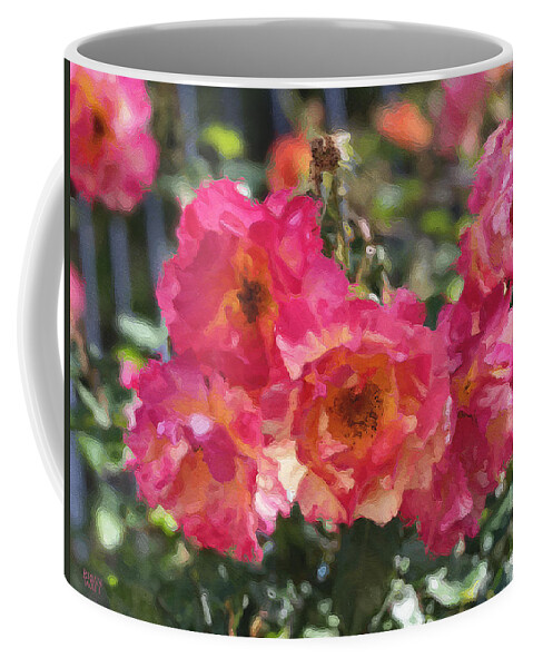 Roses Coffee Mug featuring the photograph Disney Roses Two by Brian Watt