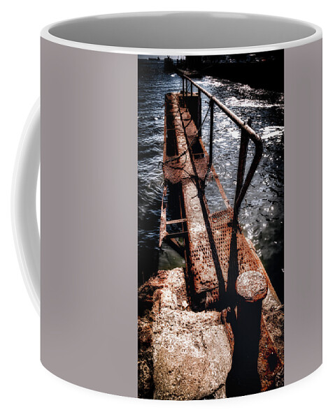 Docking Coffee Mug featuring the photograph Docking for rust by Micah Offman