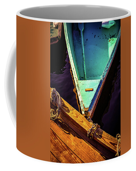 Antique Coffee Mug featuring the photograph Dockside. by Jeff Sinon