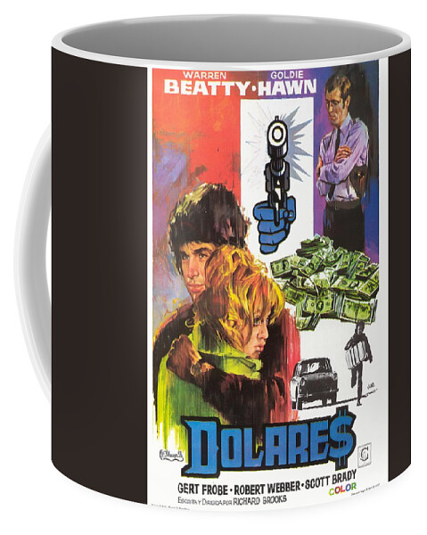 Synopsis Coffee Mug featuring the mixed media ''Dollars'', 1971, movie poster, art by Jano by Movie World Posters