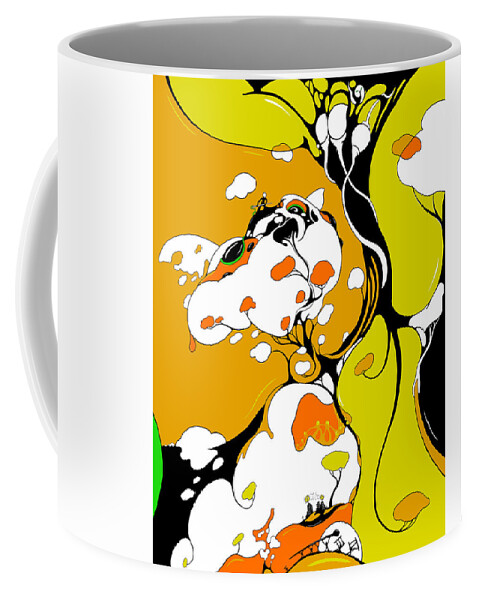 Cat Coffee Mug featuring the digital art Domesticated by Craig Tilley