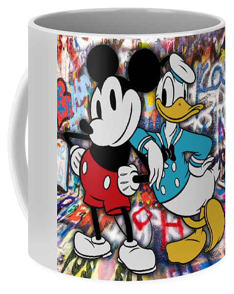 Donald Duck And Mickey Classic Mouse Disney 4 Coffee Mug by Tony Rubino -  Fine Art America