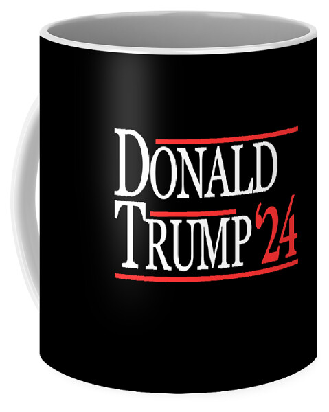 Conservative Coffee Mug featuring the digital art Donald Trump 2024 by Flippin Sweet Gear