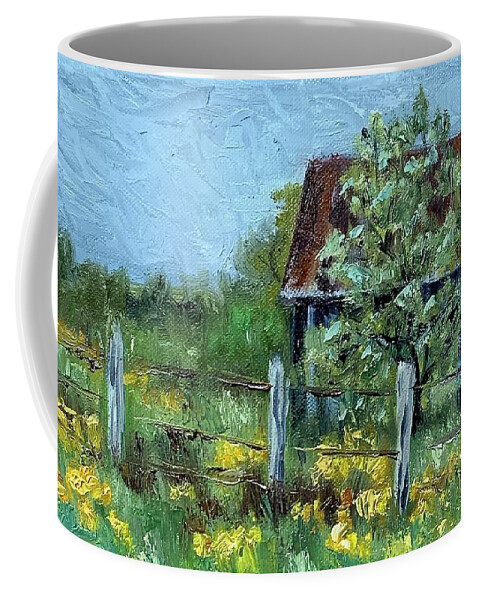  Coffee Mug featuring the painting Don't be Shy by Melissa Torres