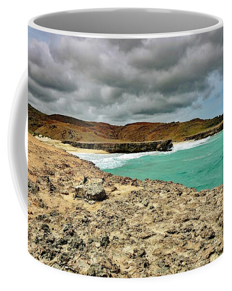 Landscape Coffee Mug featuring the photograph Dos Playa by Monika Salvan