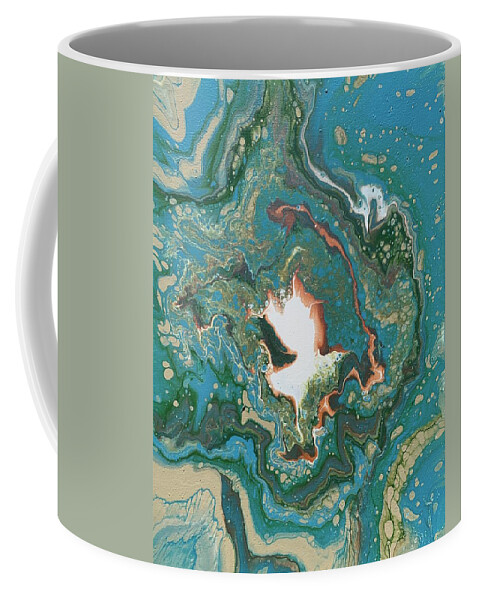 Water Coffee Mug featuring the painting Mourning dove by Nicole DiCicco