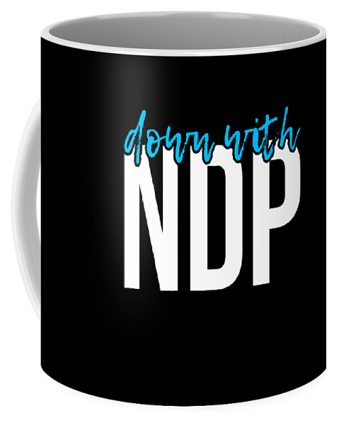 Democratic Coffee Mug featuring the digital art Down With NDP Nancy Pelosi by Flippin Sweet Gear