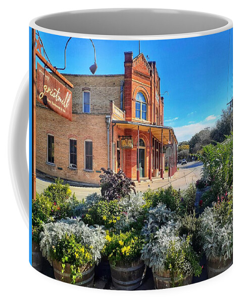  Coffee Mug featuring the photograph Downtown Friend, Texas by Stoney Lawrentz