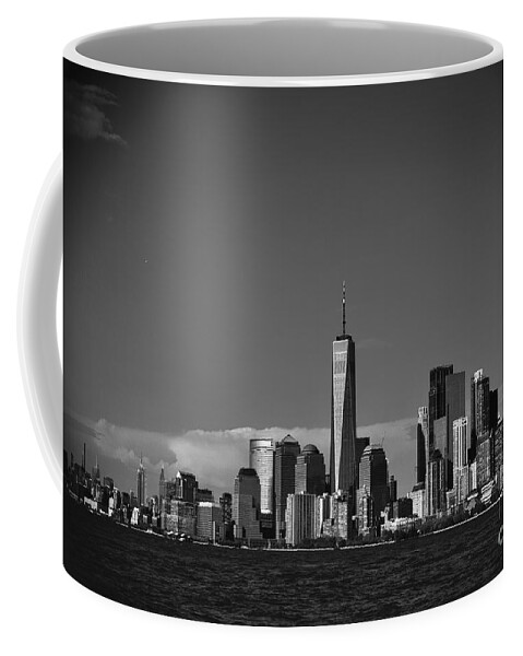 New York City Coffee Mug featuring the photograph Downtown New York Skyline by Debra Banks