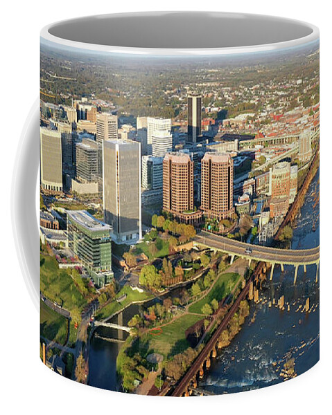 Richmond Coffee Mug featuring the photograph Rva 002 by Richmond Aerials