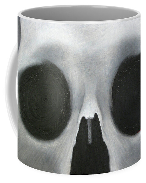 Downward Spiral Coffee Mug featuring the painting Downward Spiral by Lynet McDonald