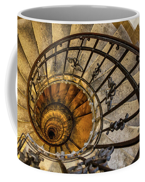 Abstract Coffee Mug featuring the photograph Downward Spiral by Rick Deacon