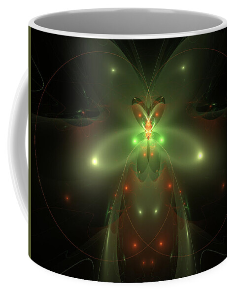 Fractals Coffee Mug featuring the photograph Dragon Glow by Ronda Broatch