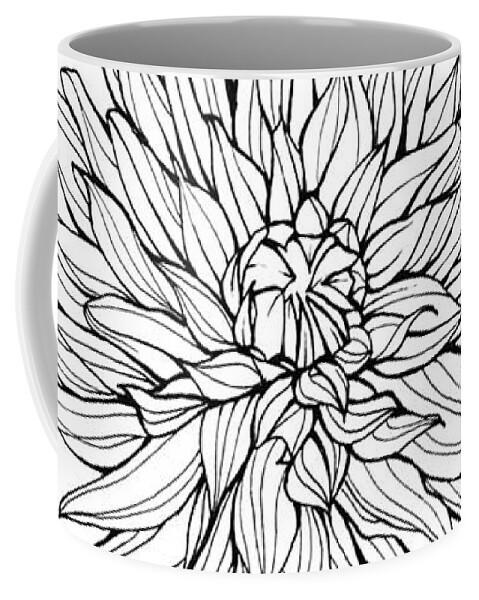 Dragonberry Coffee Mug featuring the painting Dragonberry by Catherine Bede