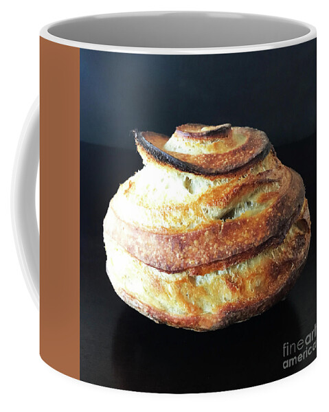  Coffee Mug featuring the photograph Dramatic Spiral Sourdough Quartet 7 by Amy E Fraser