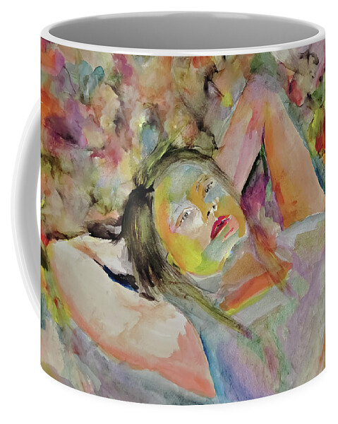 Dream Coffee Mug featuring the painting Dream Away by Lisa Kaiser