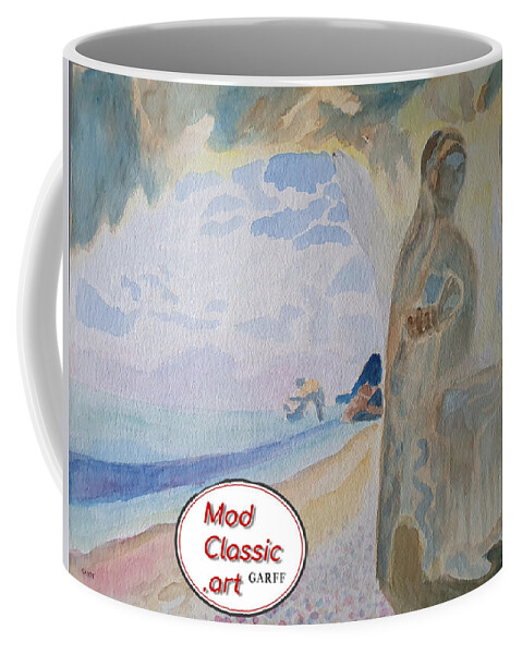 Fine Art Investments Coffee Mug featuring the painting Dream Cave ModClassic Art by Enrico Garff