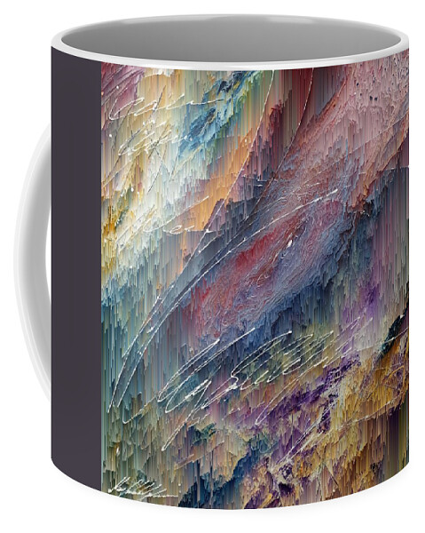 Dream Coffee Mug featuring the painting Dream pixel interpolate by Themayart