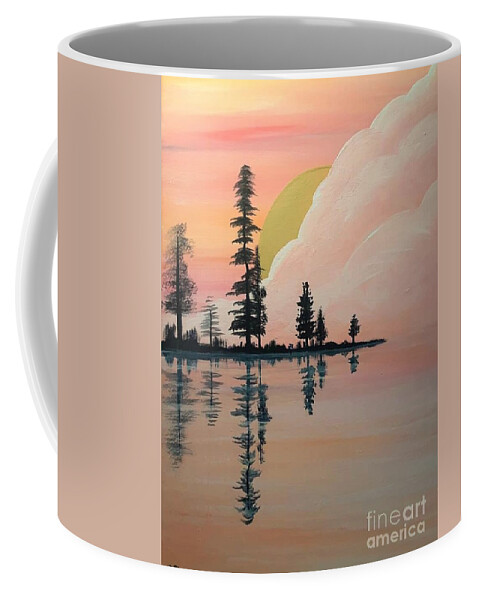 Dreamscape Coffee Mug featuring the painting Dreamscape by April Reilly