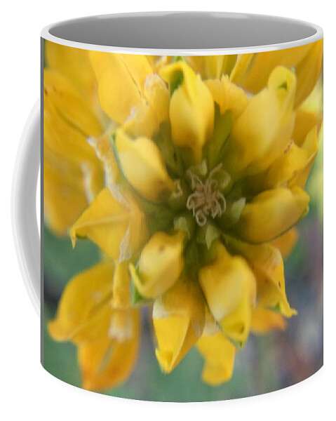 Yellow Rose Coffee Mug featuring the photograph Dreamy Yellow Rose by Vivian Aumond