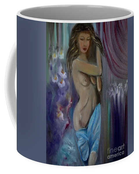 Dressing Room Coffee Mug featuring the painting Dressing Room by Jenny Lee