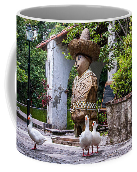 Parque Bordo Coffee Mug featuring the photograph Ducks at Parque Bordo by William Scott Koenig