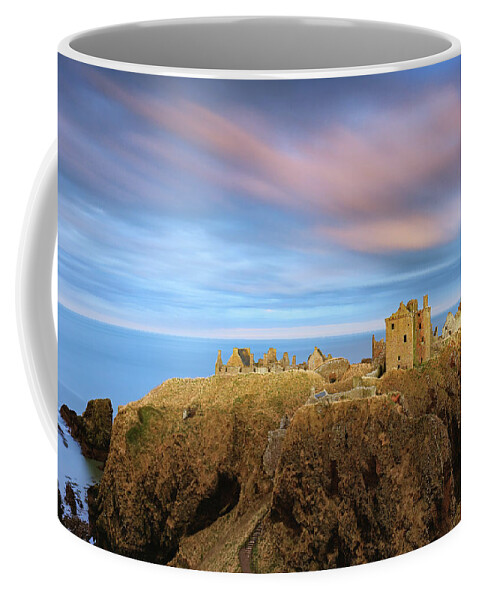 Dunnottar Castle Coffee Mug featuring the photograph Dunnottar Castle after Sunset by Grant Glendinning