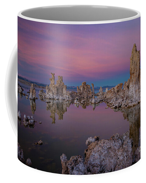 Mono Lake Coffee Mug featuring the photograph Dusk at Mono Lake by Keith Kapple