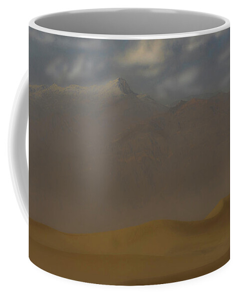 National Park Coffee Mug featuring the photograph Dust on the Dunes by Mike Lee