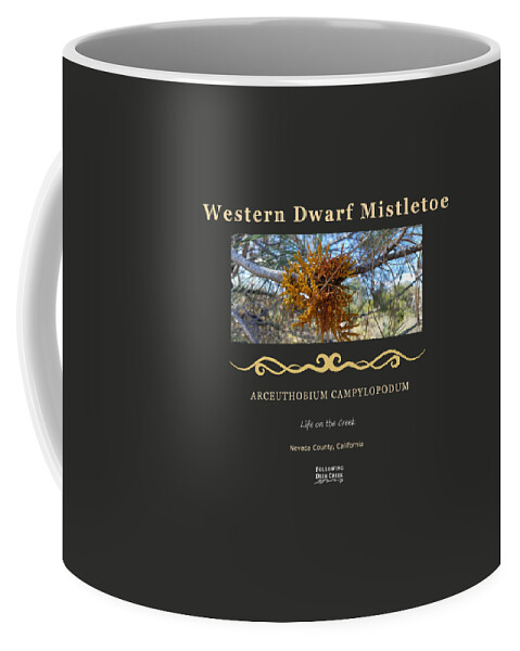 Mistletoe Coffee Mug featuring the digital art Dwarf Mistletoe by Lisa Redfern
