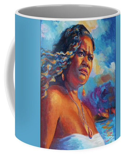 Woman Coffee Mug featuring the painting Ea by Isa Maria