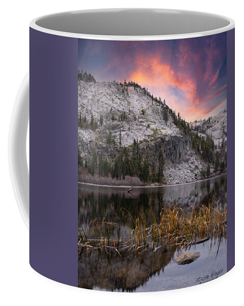 Landscape Coffee Mug featuring the photograph Eagle Lake Sunset by Devin Wilson