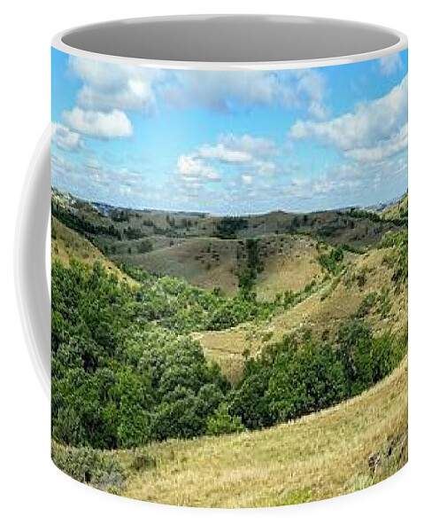 Badlands Coffee Mug featuring the photograph Earl's Cooley by Amanda R Wright