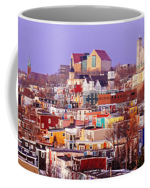 St John's Coffee Mug featuring the photograph Early Morning in St John's by Laura Tucker
