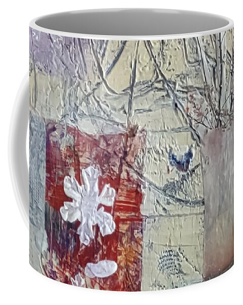 Spring Coffee Mug featuring the mixed media Early Spring by Suzanne Berthier