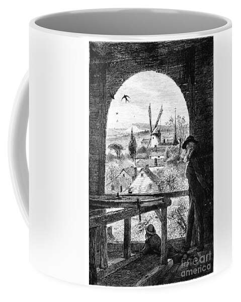 1872 Coffee Mug featuring the drawing East Hampton, New York by Harry Fenn