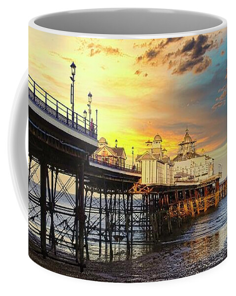 Eastbourne Coffee Mug featuring the photograph Eastbourne Sunrise by Gareth Parkes