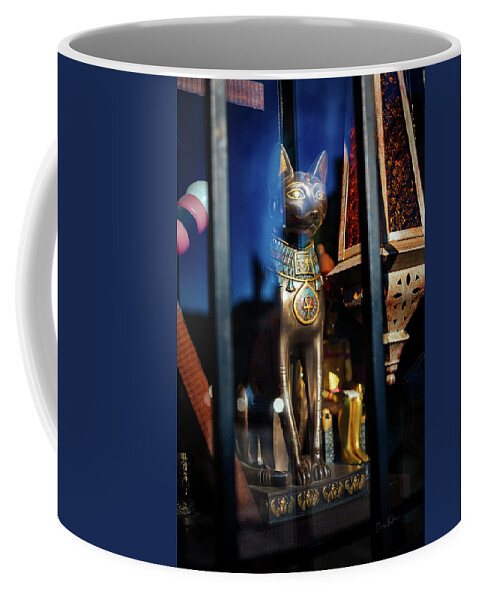 Egypt Coffee Mug featuring the photograph Egyptian Cat by Craig J Satterlee