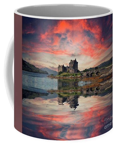 Scotland Coffee Mug featuring the photograph Eileann Donan Castle Scotland by Jack Torcello