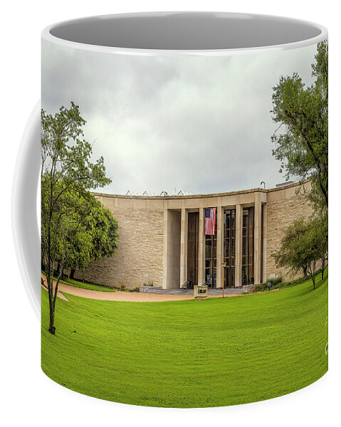 Jon Burch Coffee Mug featuring the photograph Eisenhower Library Complex by Jon Burch Photography