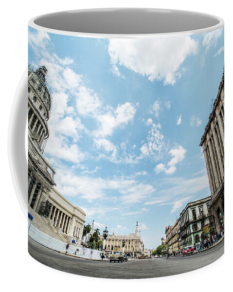Cuba Coffee Mug featuring the photograph El Capitolio, Havana. Cuba by Lie Yim