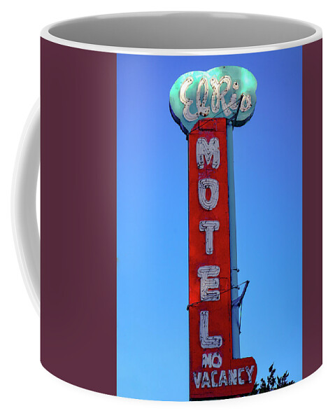 El Coffee Mug featuring the photograph El Rio Motel by Matthew Bamberg