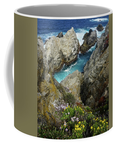 Point Lobos Coffee Mug featuring the photograph North Point by Brett Harvey