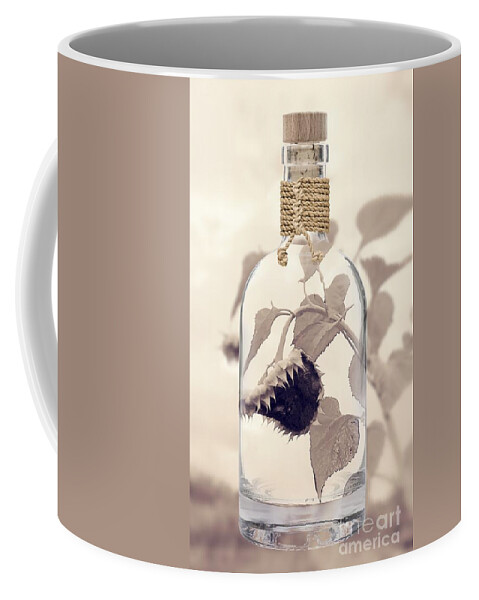 Bottle Coffee Mug featuring the digital art Elixir by Alexandra Vusir