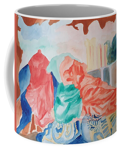 Masterpiece Paintings Coffee Mug featuring the painting Elysium by Enrico Garff