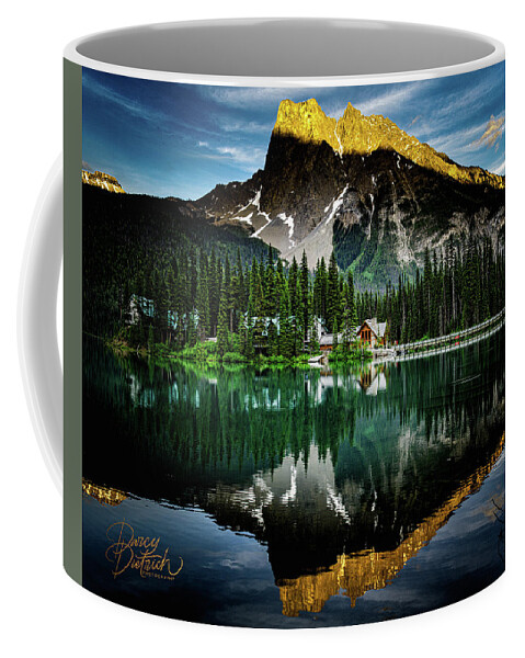 Emerald Lake Lodge  Yoho National Park B.c. Coffee Mug featuring the photograph Emerald Lake Lodge by Darcy Dietrich